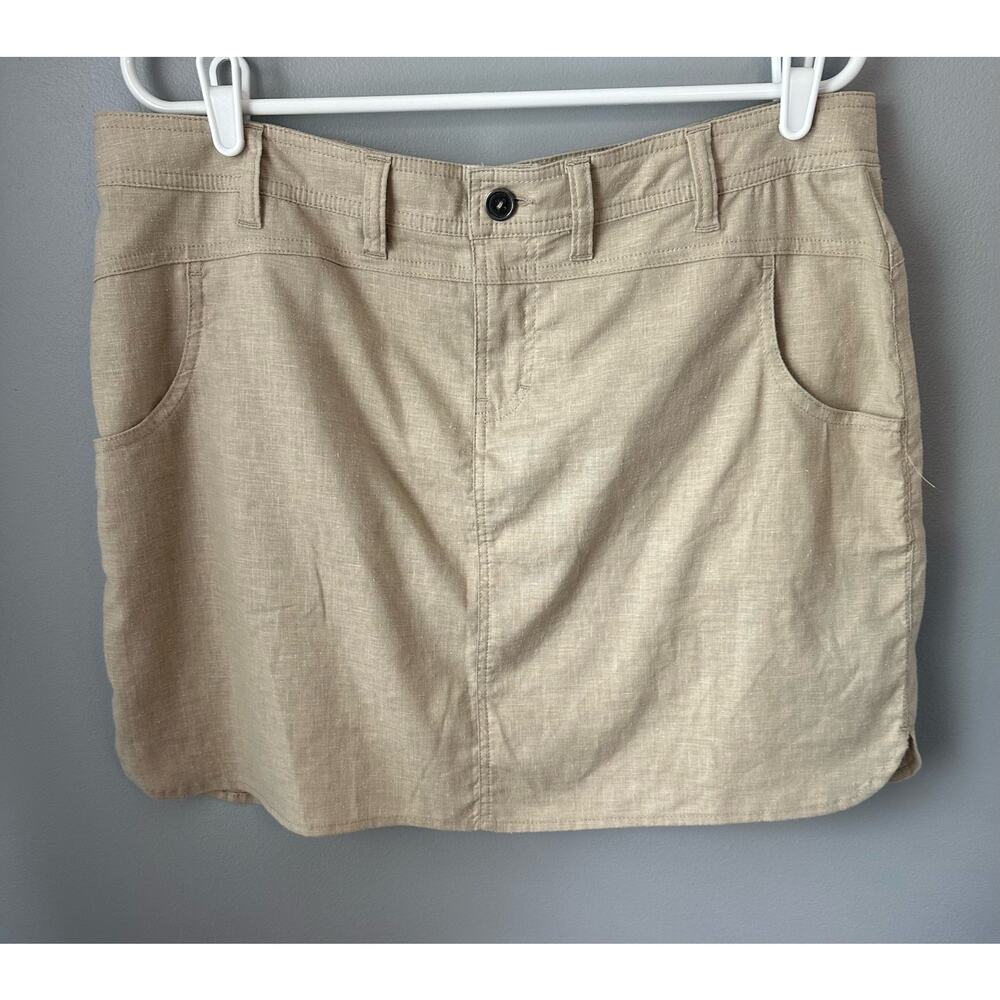 Aventura Women’s Lakota Beige Mini Skirt Size 10